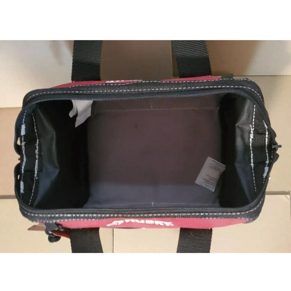 Husky Water Resistant Double Zipper Toolbag 4 Pockets 10